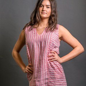 Pink Striped Smock Dress by Sigrid Olsen